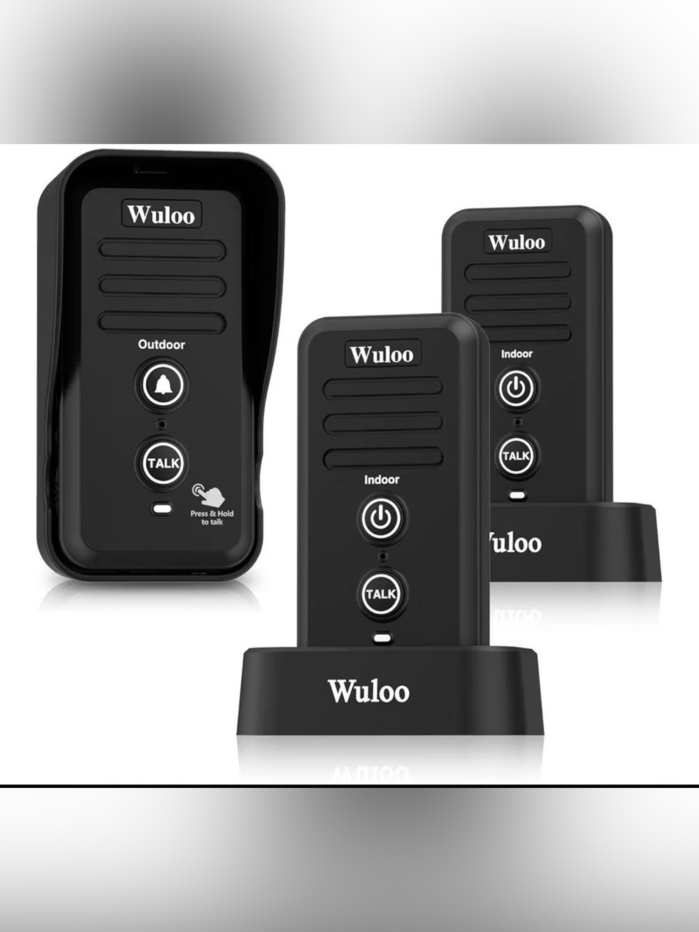 Wuloo Wireless Intercom Doorbells for Home Classroom